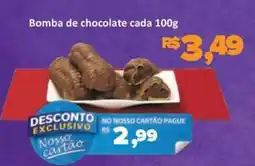 Supermercados Savegnago Bomba de chocolate cada oferta