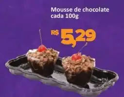 Supermercados Savegnago Mousse de chocolate cada oferta