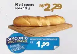 Supermercados Savegnago Pão Baguete cada oferta