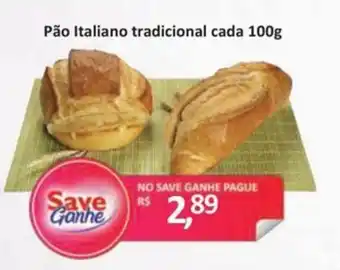 Supermercados Savegnago Pão Italiano tradicional cada oferta