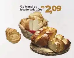 Supermercados Savegnago Pão Mandi ou Sovado cada oferta