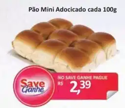 Supermercados Savegnago Pão Mini Adocicado cada oferta