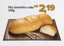 Supermercados Savegnago Pão Semolina cada oferta