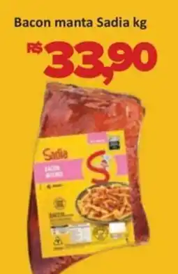 Supermercados Savegnago Bacon manta Sadia oferta