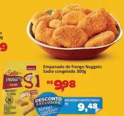 Supermercados Savegnago Empanado de frango Nuggets Sadia congelado oferta