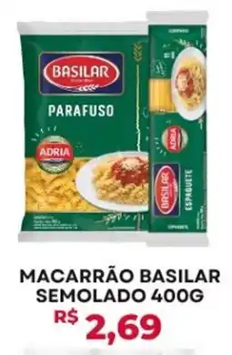 Alvorada Supermercados Macarrão basilar semolado oferta