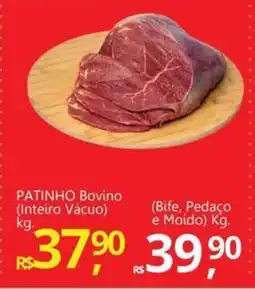 Supermercados Koch PATINHO Bovino (Inteiro Vácuo) oferta