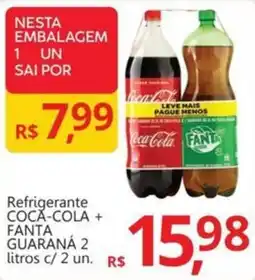 Supermercados Koch Refrigerante COCA-COLA + FANTA GUARANÁ 2 l oferta