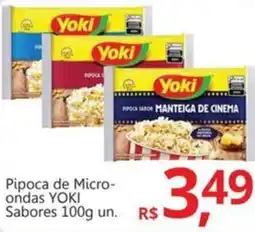 Supermercados Koch Pipoca de Micro- ondas YOKI Sabores oferta