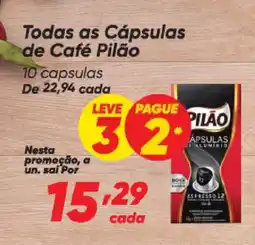 Dia Todas as Cápsulas de Café Pilão oferta