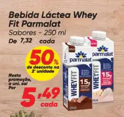 Dia Bebida Láctea Whey Fit Parmalat Sabores oferta