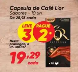 Dia Capsula de Café L'or oferta