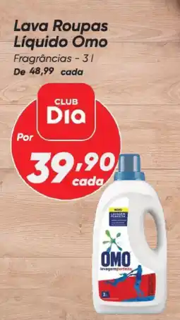 Dia Lava Roupas Líquido Omo Fragrâncias oferta