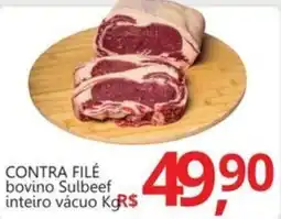 Supermercados Koch CONTRA FILÉ bovino Sulbeef inteiro vácuo oferta