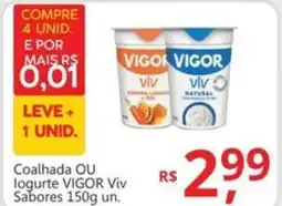 Supermercados Koch Coalhada OU logurte VIGOR Viv Sabores oferta