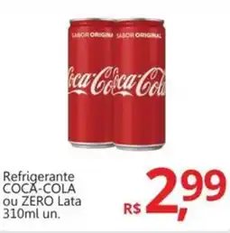 Supermercados Koch Refrigerante COCA-COLA ou ZERO Lata oferta