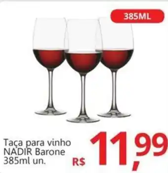 Supermercados Koch Taça para vinho NADIR Barone oferta