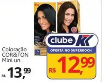 Supermercados Koch Coloração COR&TON Mini un. oferta