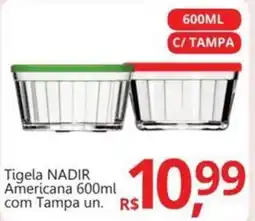 Supermercados Koch Tigela NADIR Americana com Tampa un. oferta