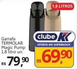 Supermercados Koch Garrafa TERMOLAR Magic Pump oferta