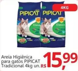 Supermercados Koch Areia Higiênica para gatos PIPICAT Tradicional oferta