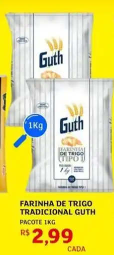 Assaí Atacadista Farinha de trigo tradicional guth pacote oferta