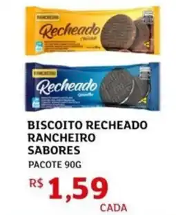 Assaí Atacadista Biscoito recheado rancheiro sabores oferta