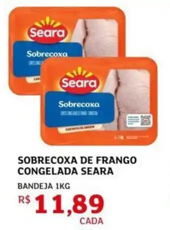 Assaí Atacadista Sobrecoxa de frango congelada seara oferta
