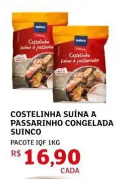 Assaí Atacadista Costelinha suína a passarinho congelada suinco oferta