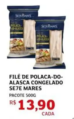 Assaí Atacadista Filé de polaca-do- alasca congelado se7e mares pacote oferta