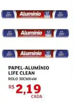 Assaí Atacadista Papel-alumínio life clean oferta