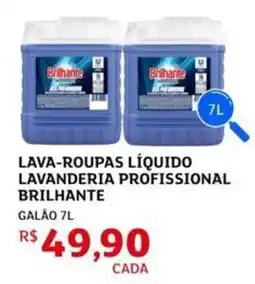Assaí Atacadista Lava-roupas líquido lavanderia profissional brilhante oferta