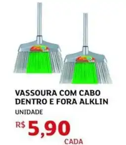 Assaí Atacadista Vassoura com cabo dentro e fora alklin unidade oferta