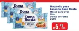 Supermercados Mateus Macarrão para lasanha dona benta oferta