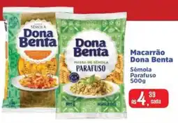 Supermercados Mateus Macarrão Dona Benta oferta