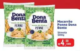 Supermercados Mateus Macarrão Penne Dona Benta oferta