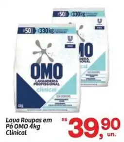 Fort Atacadista Lava Roupas em Pó OMO Clinical oferta