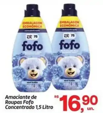 Amaciante de Roupas Fofo Concentrado