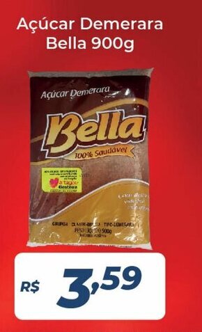 Atakarejo Acucar Demerara Bella 900g oferta