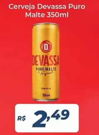 Atakarejo Cerveja Devassa puro Malte lata 350ml oferta
