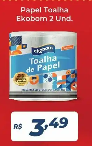Atakarejo Papel Toalha Ekobom 2 unid. oferta