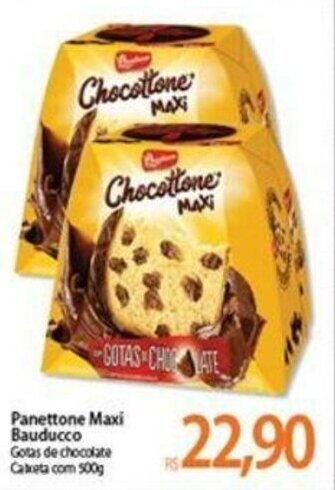 Atacadão Panettone Maxi bauducco 500g oferta