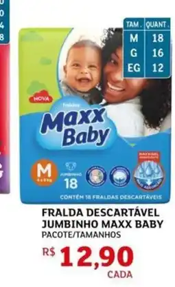 Assaí Atacadista Fralda descartável jumbinho maxx baby oferta