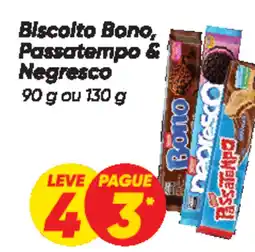 Dia Biscoito Bono, Passatempo & Negresco oferta