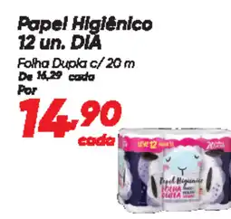 Dia Papel Higiênico 12 un. DIA oferta