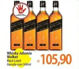 Atacadão Whisky Johnnie Walker Black Label Garrafa oferta