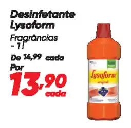 Dia Desinfetante Lysoform Fragrâncias oferta