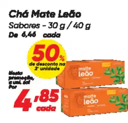 Dia Chá Mate Leão Sabores oferta