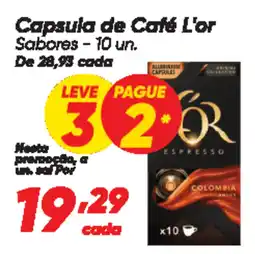 Dia Capsula de Café L'or Sabores oferta