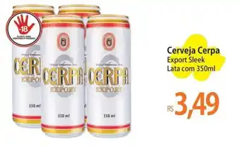 Cerveja Cerpa Export Sleek Lata